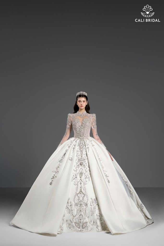 váy cưới tay dài